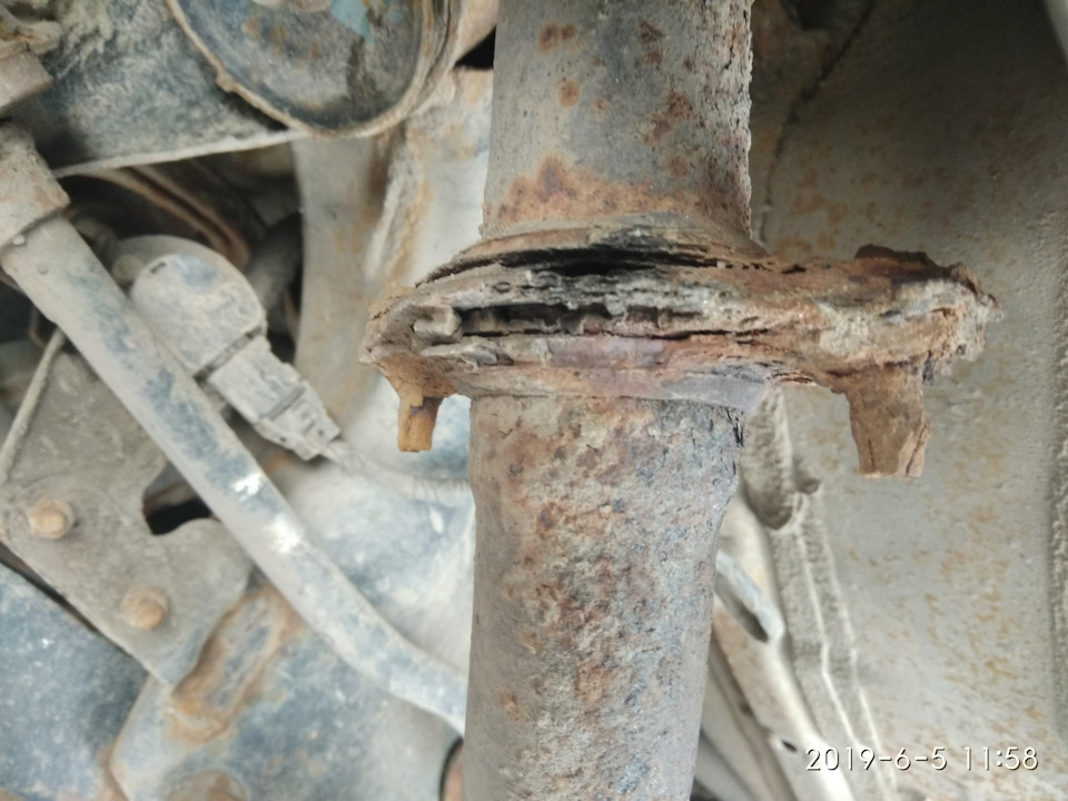 Ремонт глушителей — Subaru Forester (SH), 2 л, 2008 года | своими ...
