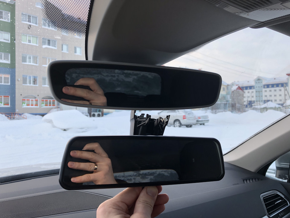 Как снять зеркало заднего вида тигуан