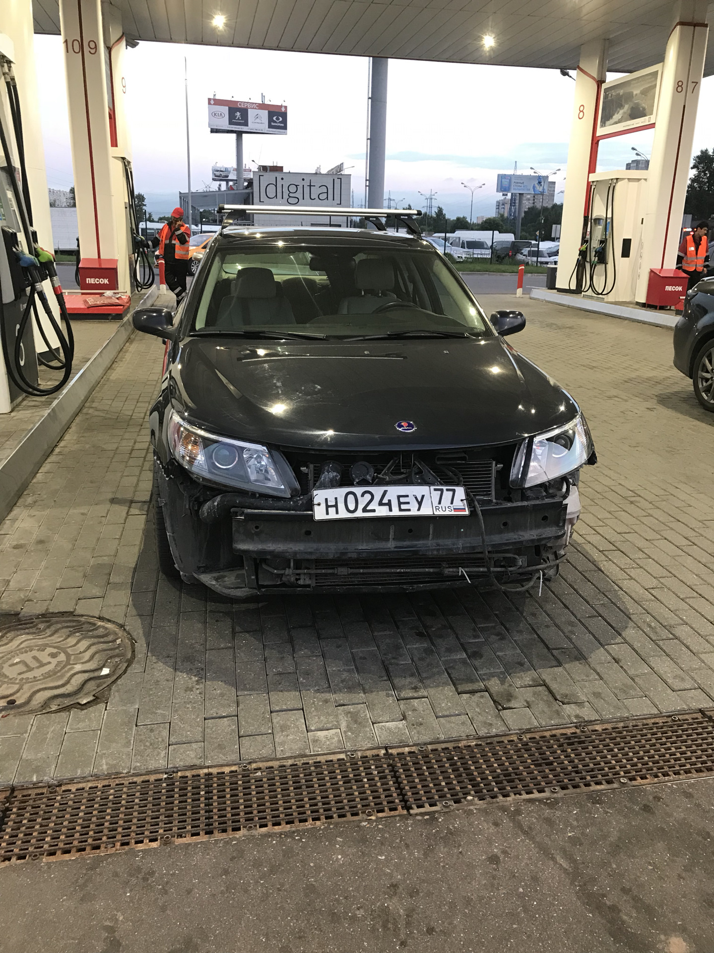 Малярка -> Отрадное — Saab 9-3 (2G), 2 л, 2008 года | кузовной ремонт |  DRIVE2