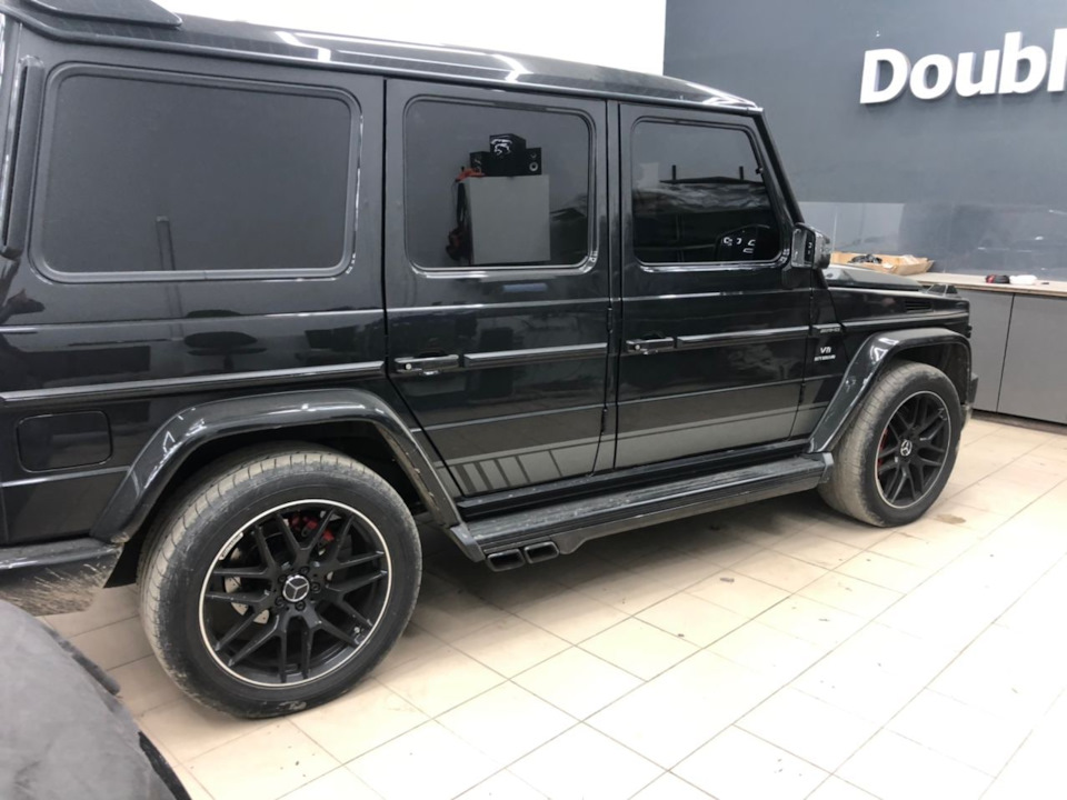 Мерседес G-класс с автоматической тонировкой 2 стекла — DoubleTint на ...