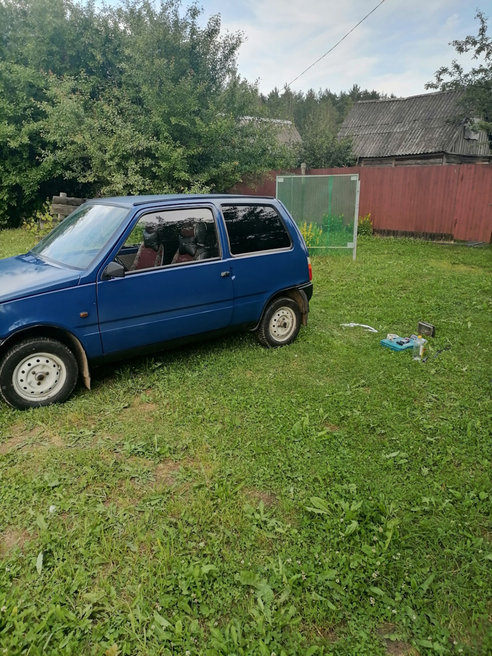 Покраска — Lada 11113 Ока, 0,7 л, 2002 года | своими руками | DRIVE2