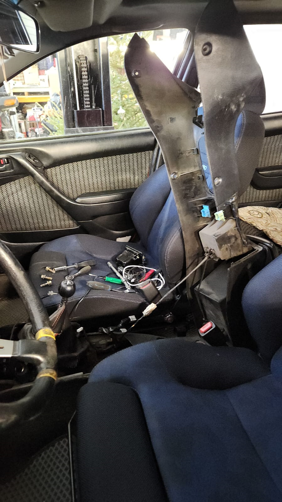 Восстановление зеркал и ТО ручника — Toyota Carina E, 2 л, 1993 года ...