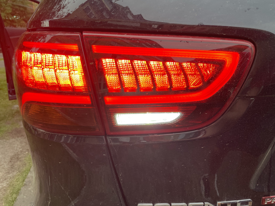 LED лампы заднего хода — KIA Sorento (3G), 2,2 л, 2017 года ...