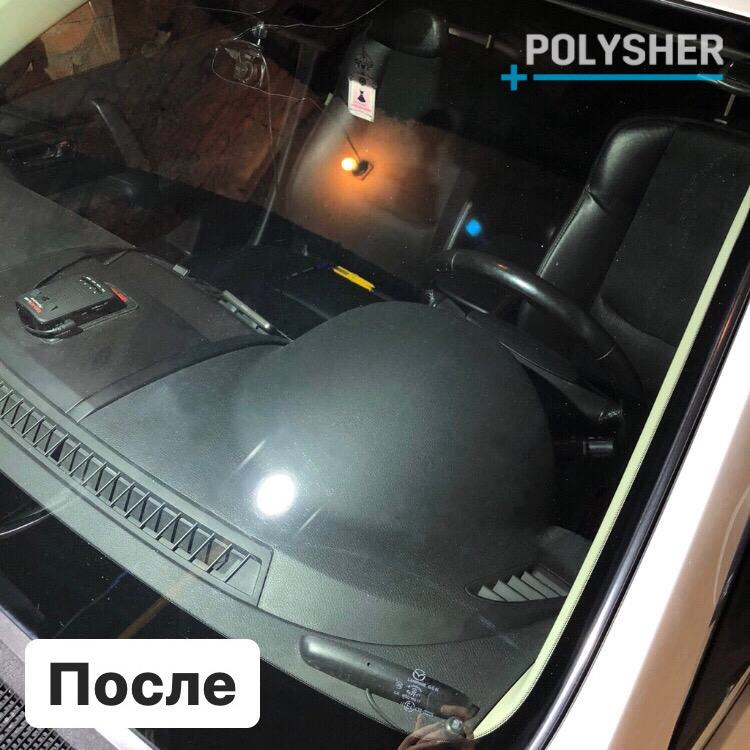 49. Профессиональная полировка лобового стекла — Mazda 6 (2G) GH, 2 л ...