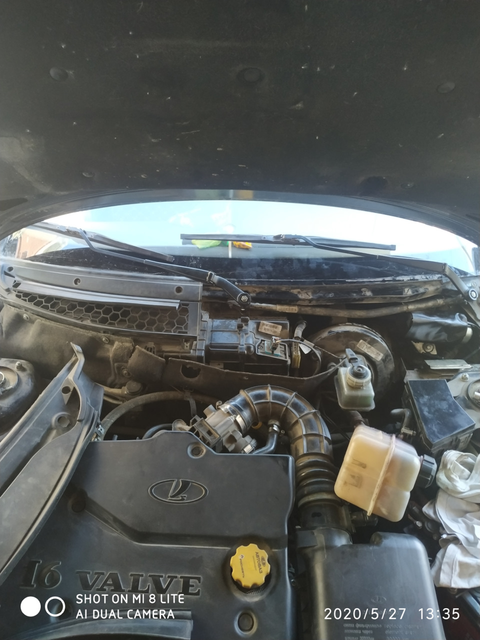 Замена моторчика дворников — Lada Приора седан, 1,6 л, 2013 года ...