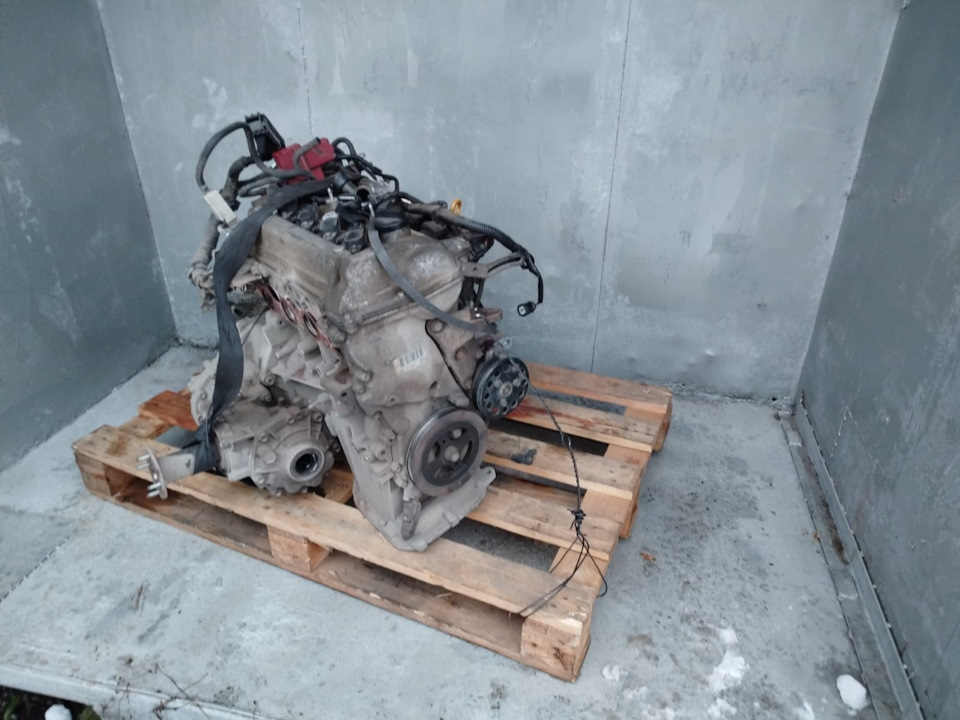 Фото 19 Сгрузил двигатель в индивидуальный контейнер! 👌Будет жить тут теперь как сыр в масле, пока не продам! )) — Toyota Vitz (90)