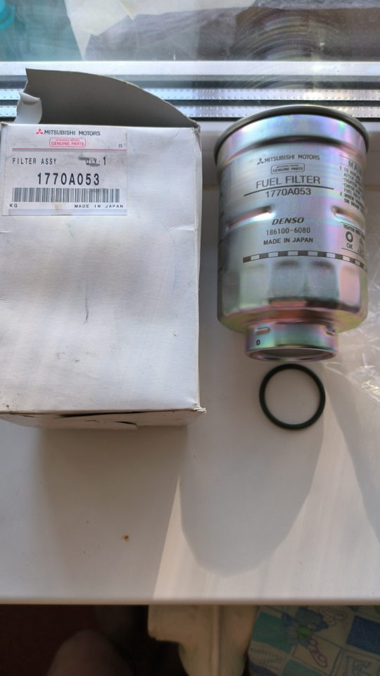 1770A053 Фильтр топливный Mitsubishi | Запчасти на DRIVE2