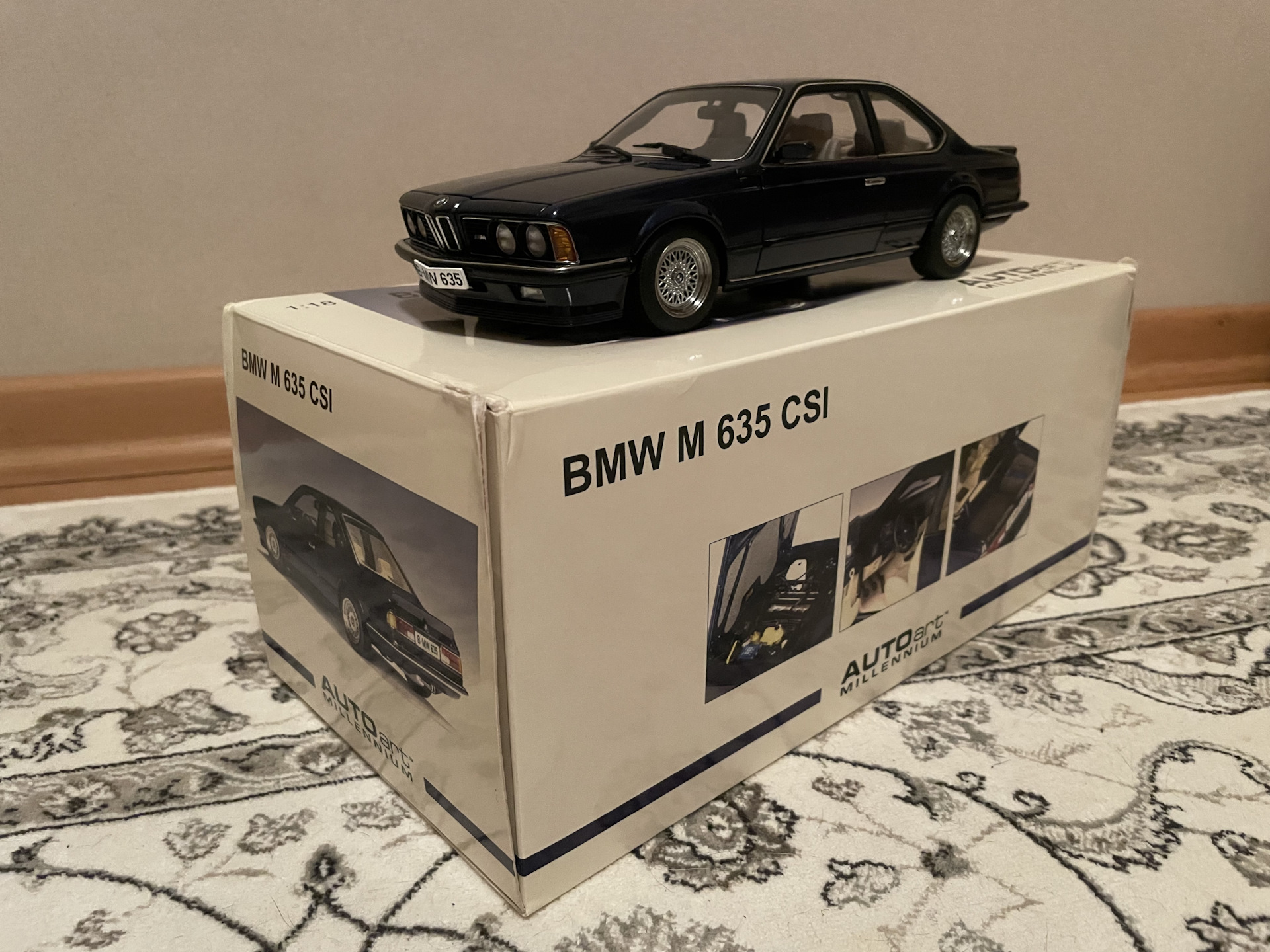 BMW E24 M635 CSI 1:18 от Autoart — Сообщество «Масштабные Модели