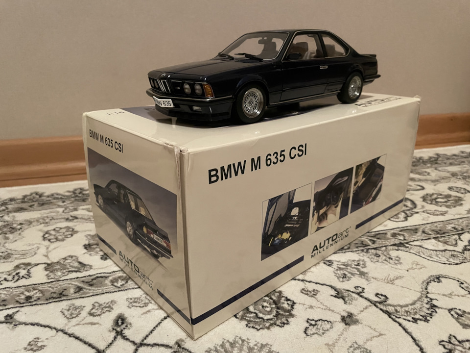 BMW E24 M635 CSI 1:18 от Autoart — Сообщество «Масштабные Модели