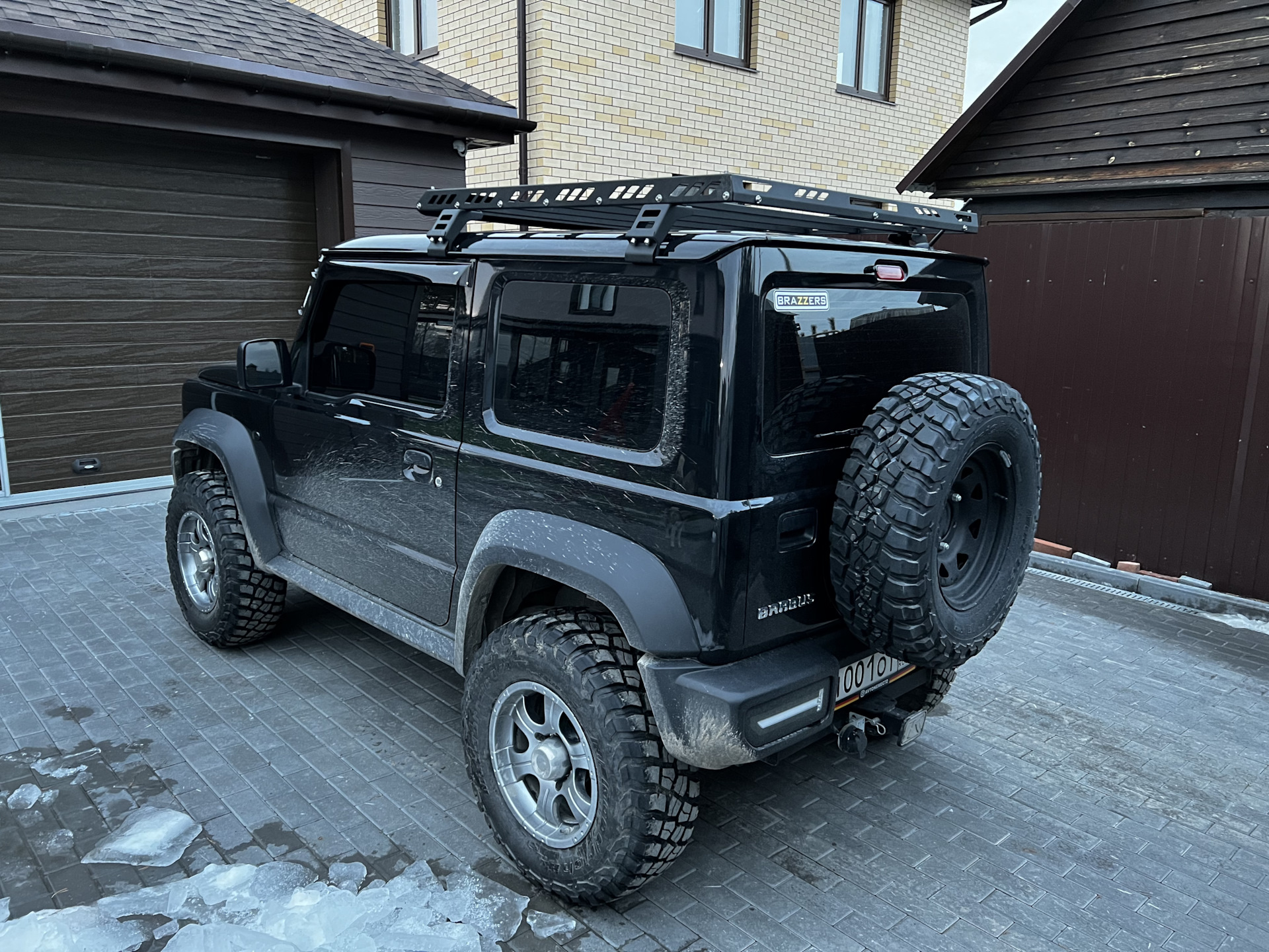 Багажник на крышу. — Suzuki Jimny (2018), 1,5 л, 2020 года | аксессуары ...