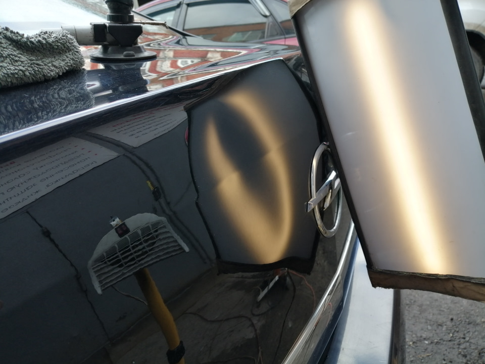 Вмятина на багажнике Опель. Ремонт без покраски. — Bezpokras на DRIVE2