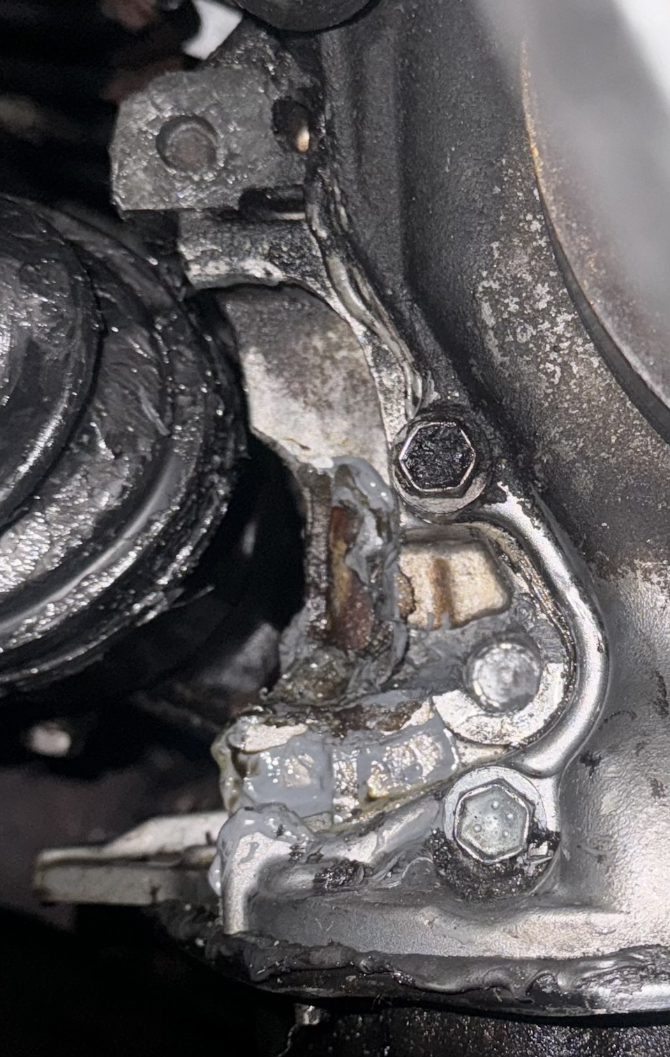 Самодельный кронштейн подушки двигателя — Toyota Camry (XV40), 2,4 л ...