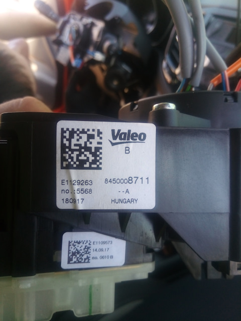 8450008711 Модуль подрулевых переключателей с противотуманными фарами ...