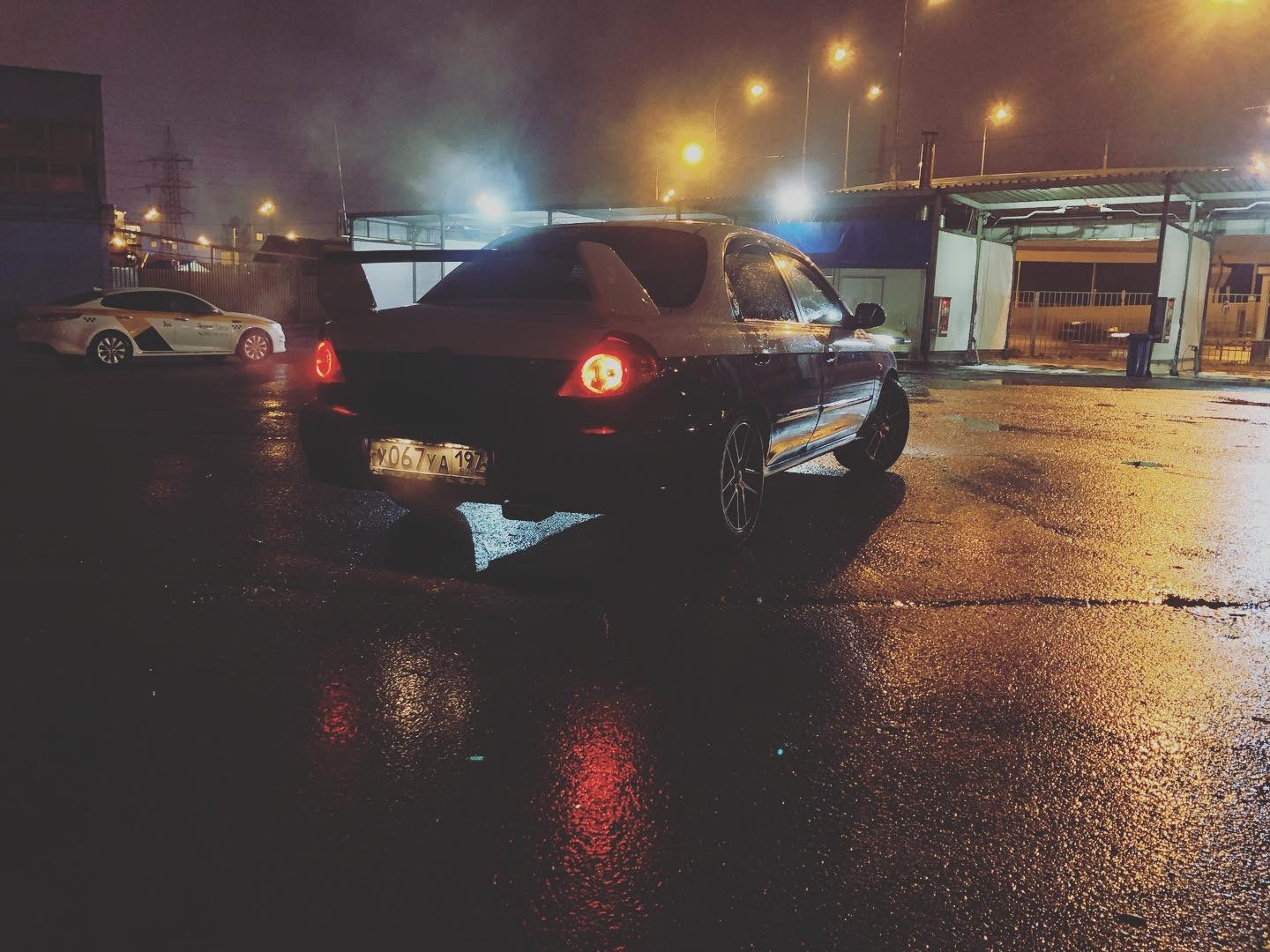 Подсчет расхода топлива и мойка во время дождя — KIA Spectra, 1,6 л ...