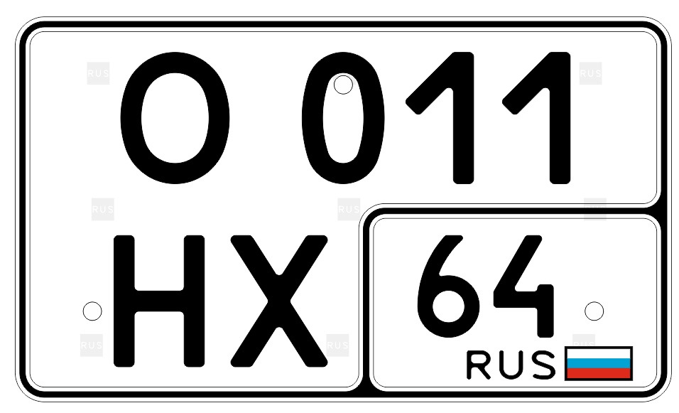 Номерные знаки на авто нового образца квадратные