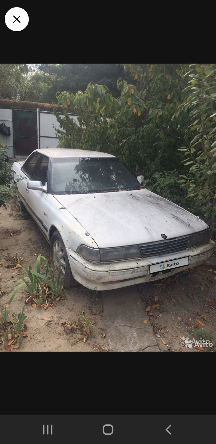 Старый дуршлак — Toyota Mark II (80), 2,5 л, 1989 года | стайлинг | DRIVE2