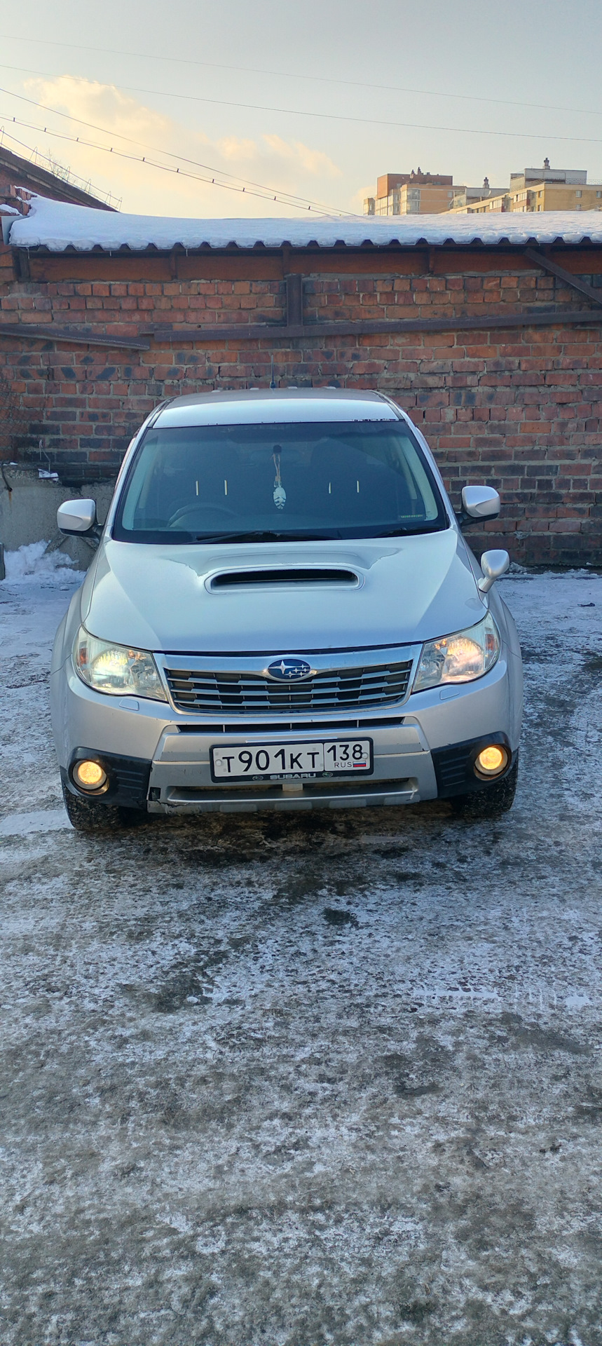 EVA-ковры, шторка в багажник и ремонт туманки. — Subaru Forester (SH), 2 л,  2008 года | аксессуары | DRIVE2