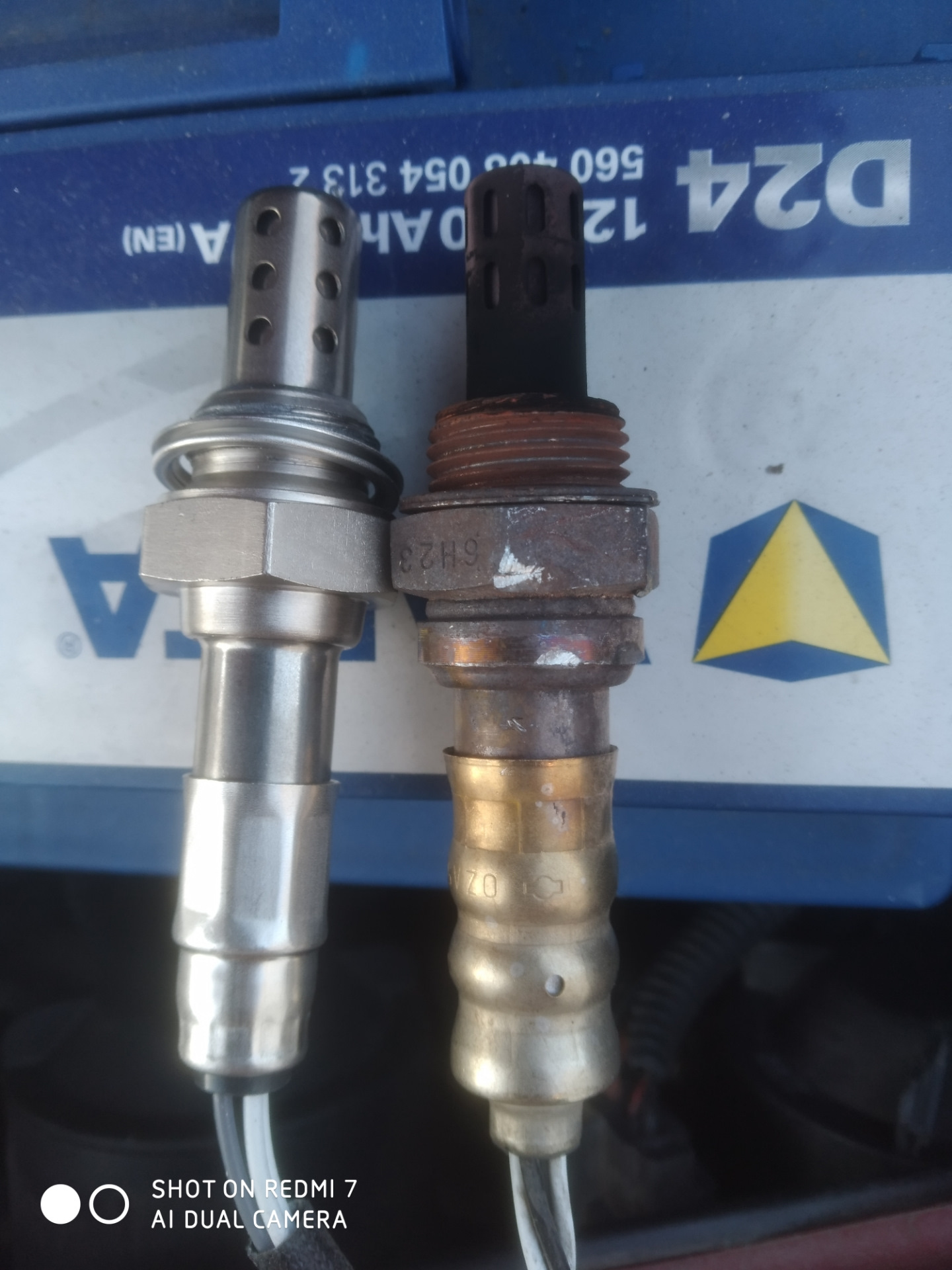 Замена лямд зонда Ниссан альмера Н 16+свечи NGK — Nissan Almera II (N16 ...