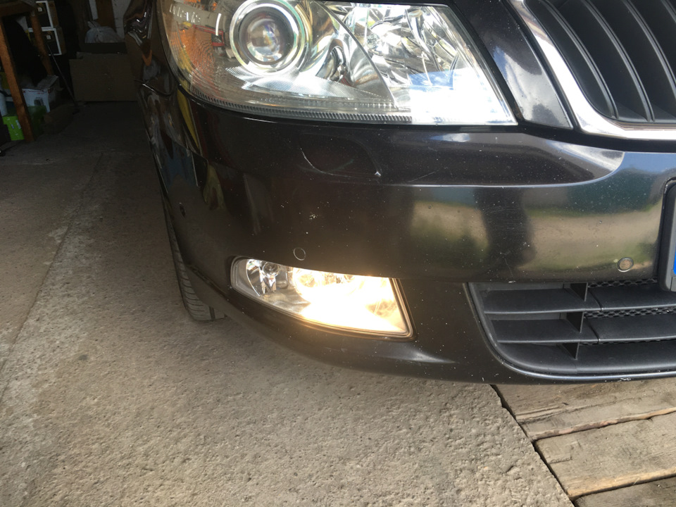 Отполировал ПТФ — Skoda Octavia A5 Mk2, 2 л, 2010 года | визит на ...