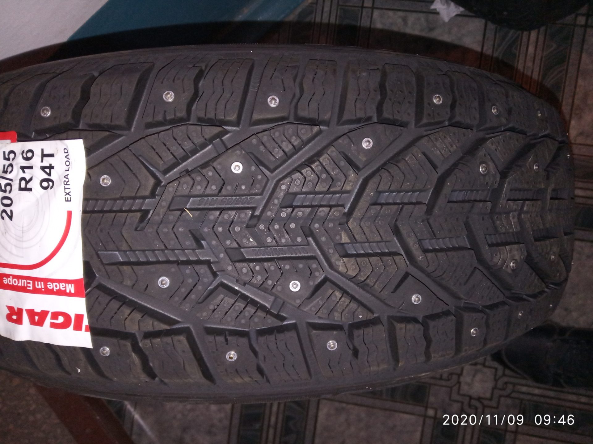 Tigar ice 205/55 r16 — Toyota Corolla (E210), 1,6 л, 2020 года | шины ...