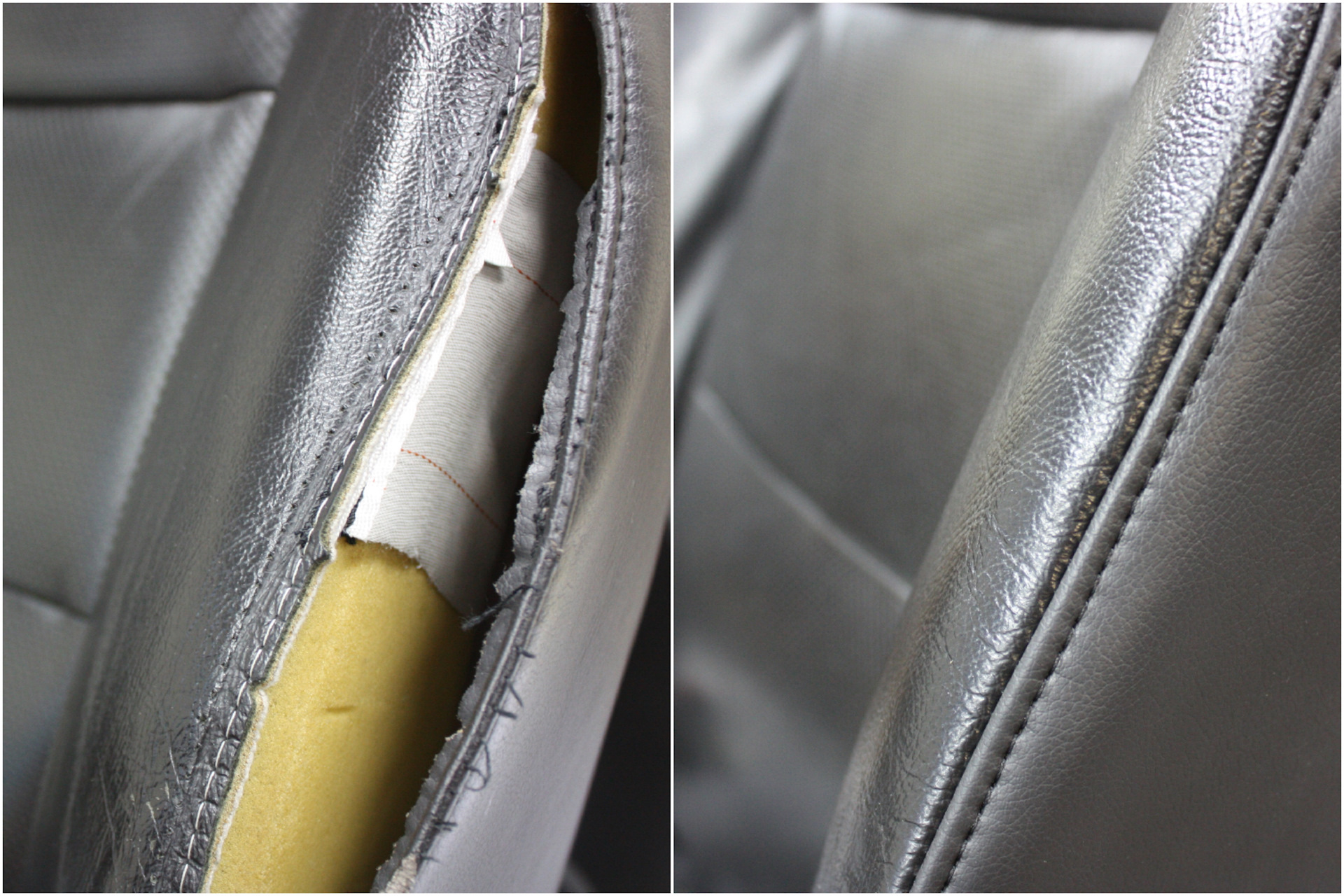 Восстановление подушки безопасности в сиденье автомобиля