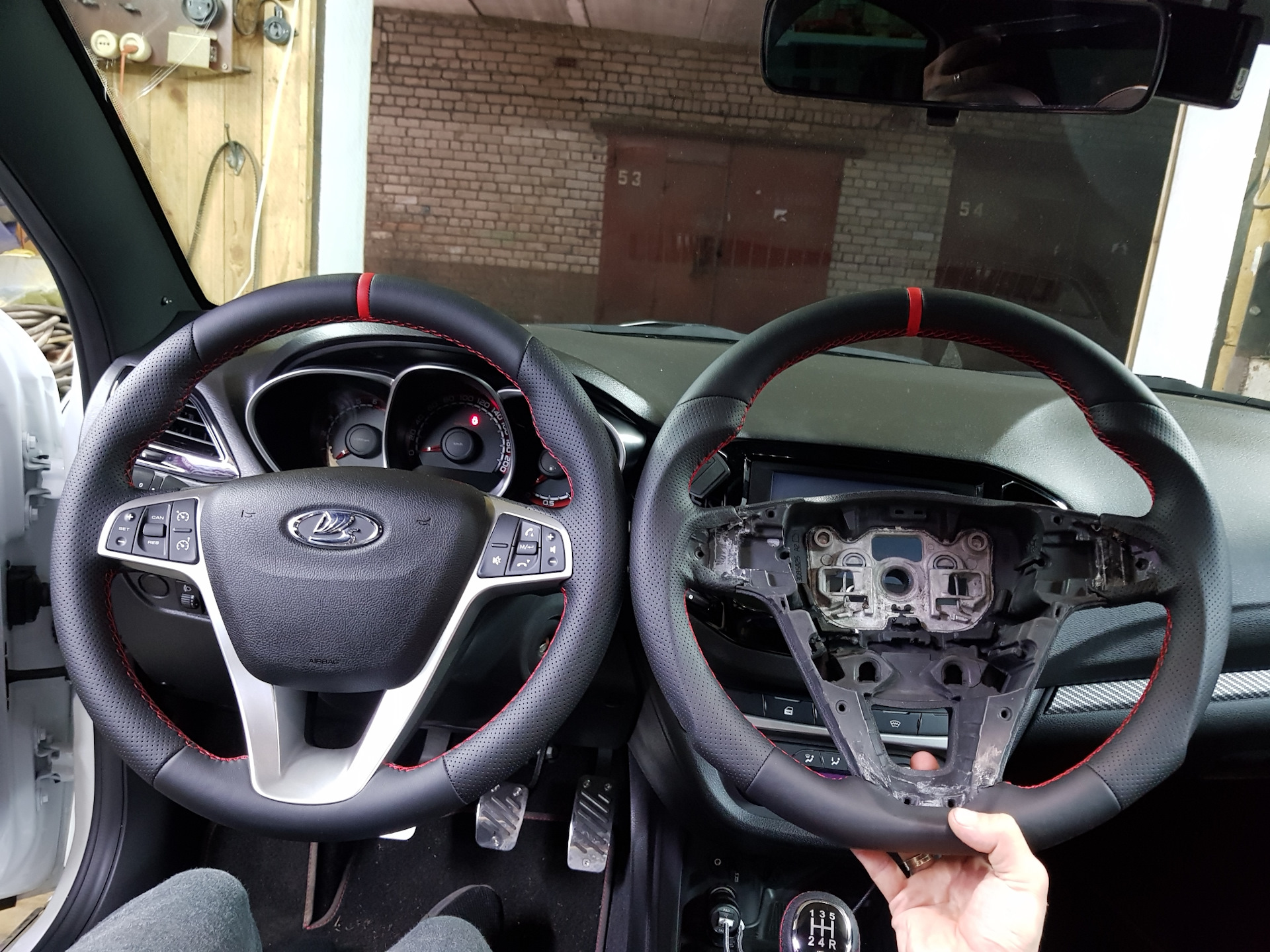 Анатомический руль — Lada Vesta Sport, 1,8 л, 2019 года | стайлинг | DRIVE2