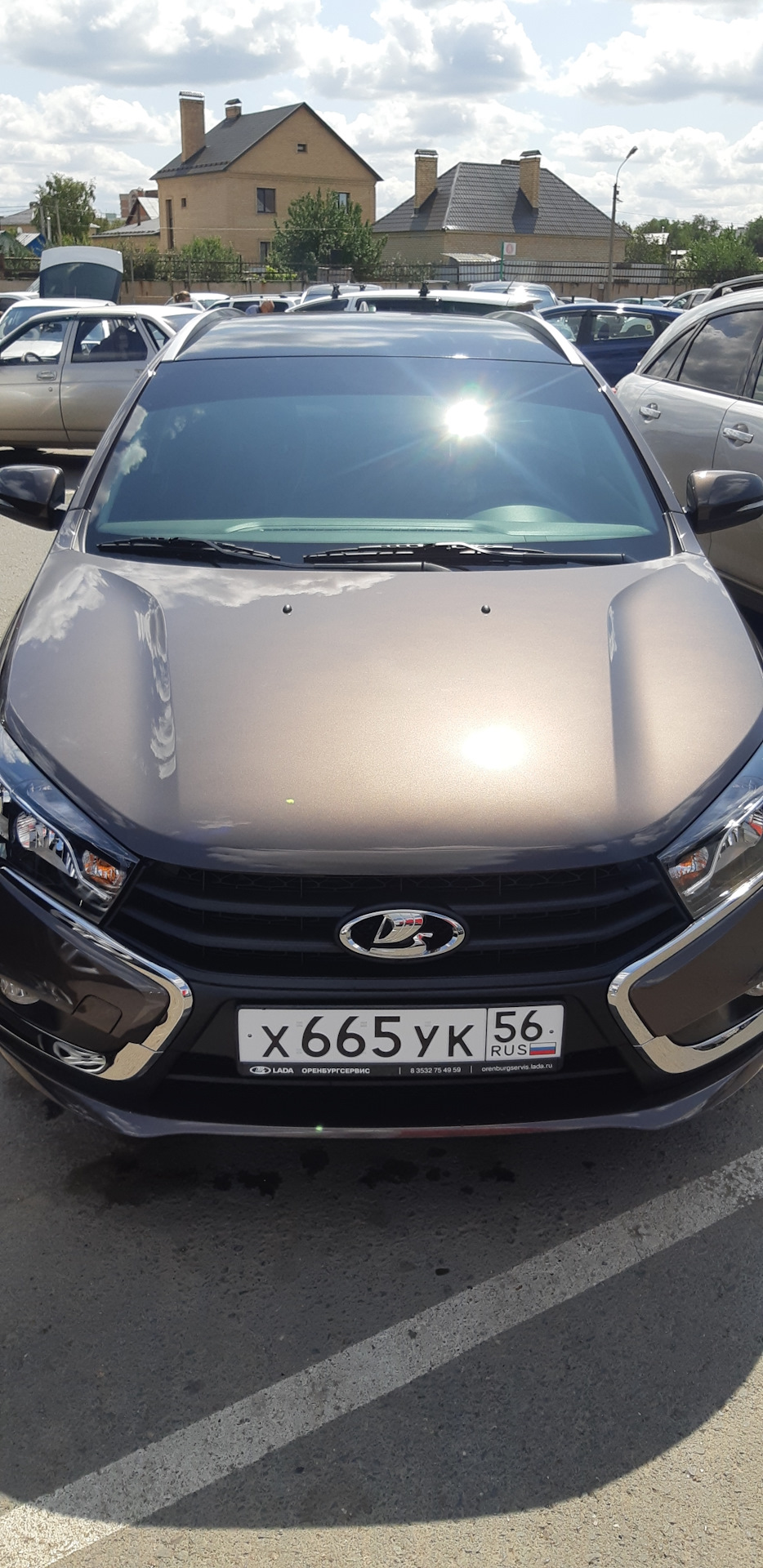 Чёрный глянец на крышу. — Lada Vesta SW, 1,6 л, 2019 года | стайлинг |  DRIVE2