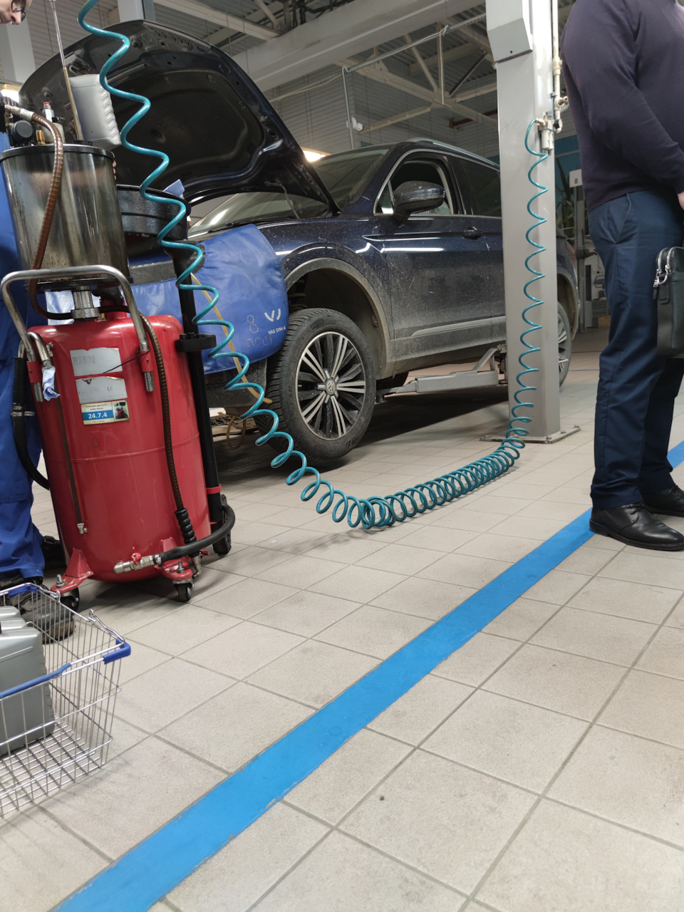 Замена масла в DSG и муфте Haldex — Volkswagen Tiguan (2G), 2 л, 2017 ...