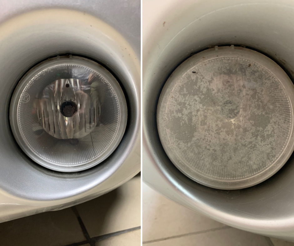 Полировка противотуманок и фар — Chrysler 300 (300C) (1G), 3,5 л., 2005 ...