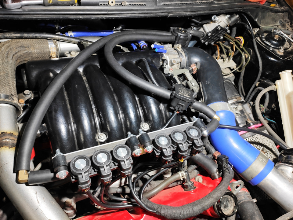 ГБО: Обогрев редуктора, врезка форсунок — Mitsubishi Cedia, 2,5 л, 2001 ...