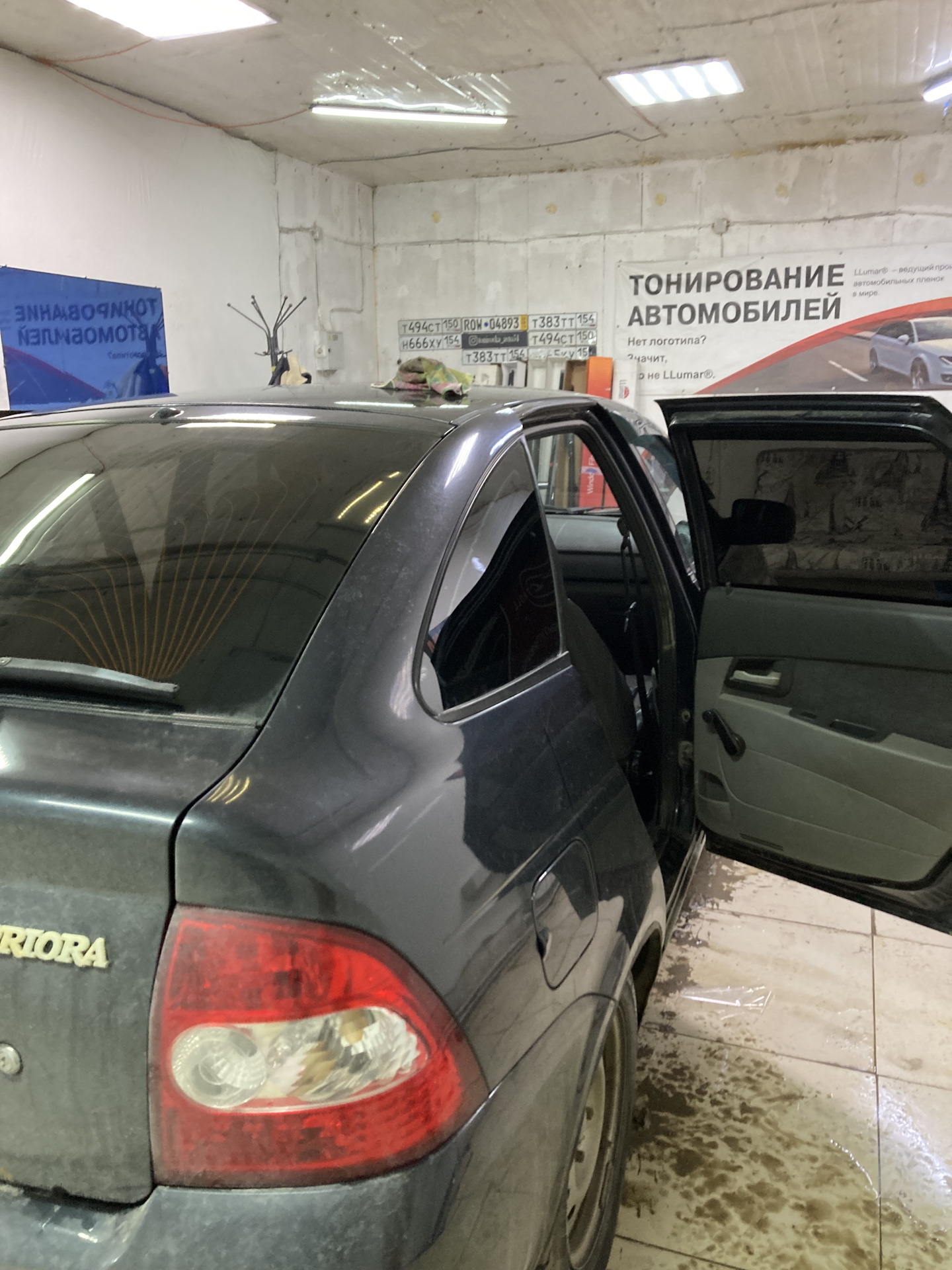 Тонировка — LADA Приора хэтчбек, 1,6 л., 2008 года | другое | DRIVE2