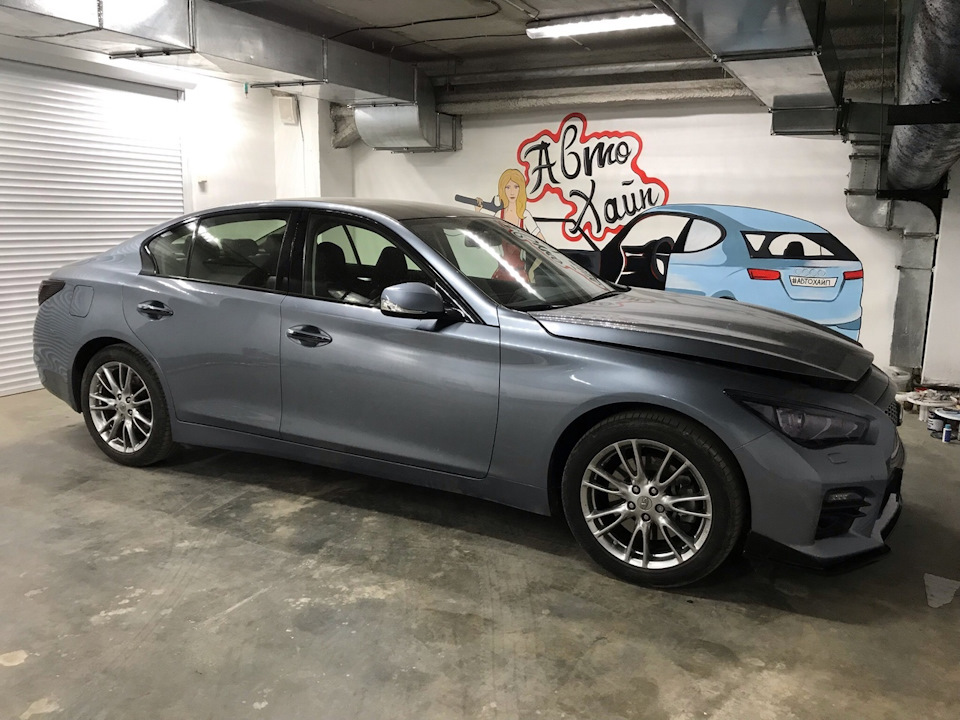 Перешивка руля в алькантару на Infiniti Q50 — АвтоХайп Тюнинг Ателье на ...