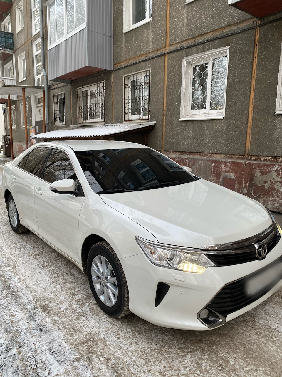 Тонировка Camry 55 — Toyota Camry (XV50), 2,5 л, 2016 года | тюнинг | DRIVE2