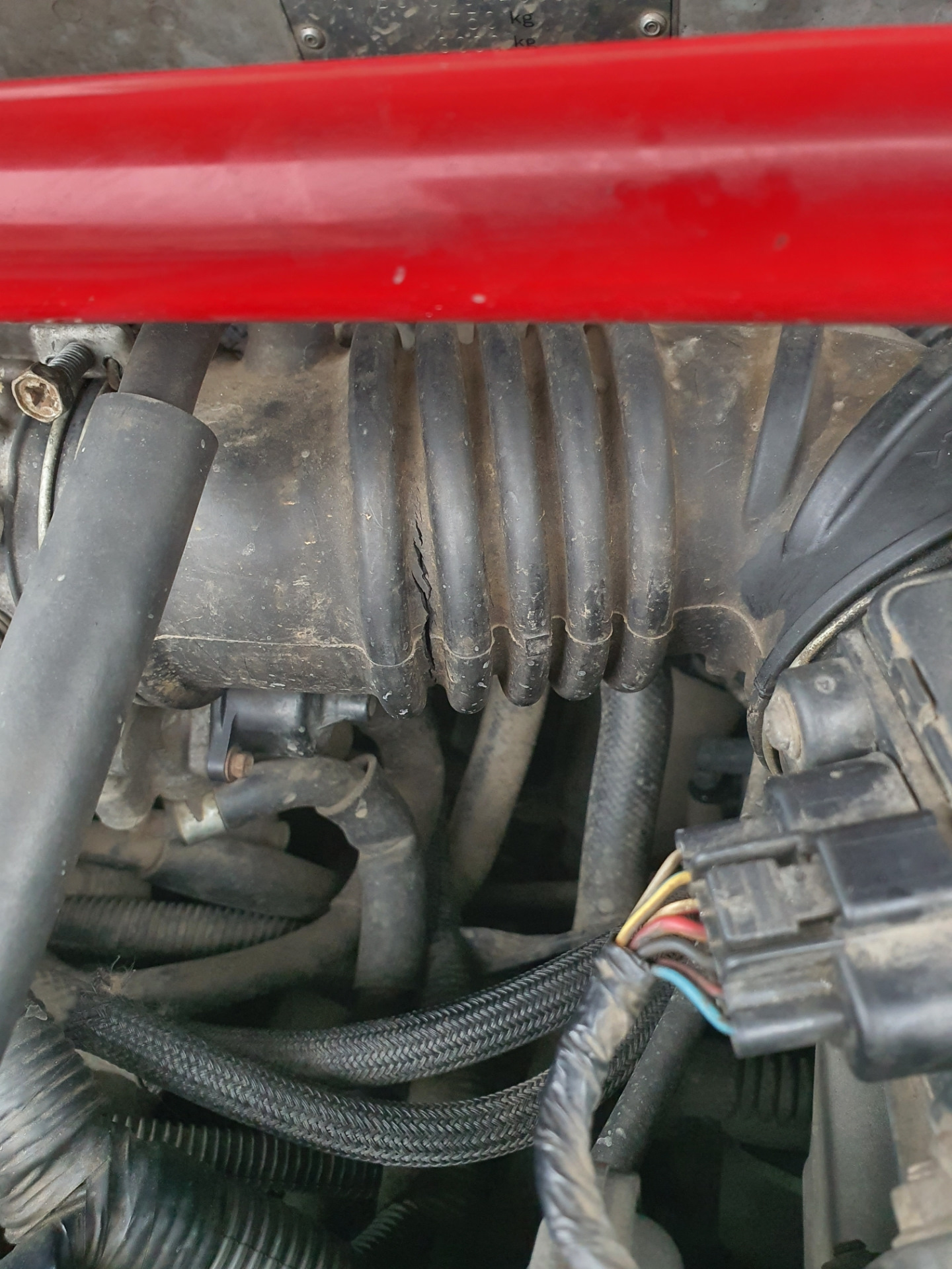 Воздушный патрубок(гофра) лансер 9 2.0 — Mitsubishi Lancer IX, 2,4 л ...