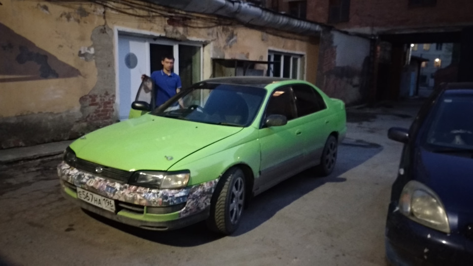 green lyme исчерпала себя — Toyota Corona (T190), 2 л, 1993 года ...