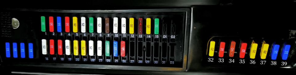 Реле и предохранители w463 дорест — Mercedes-Benz G-class (W463), 5 л ...