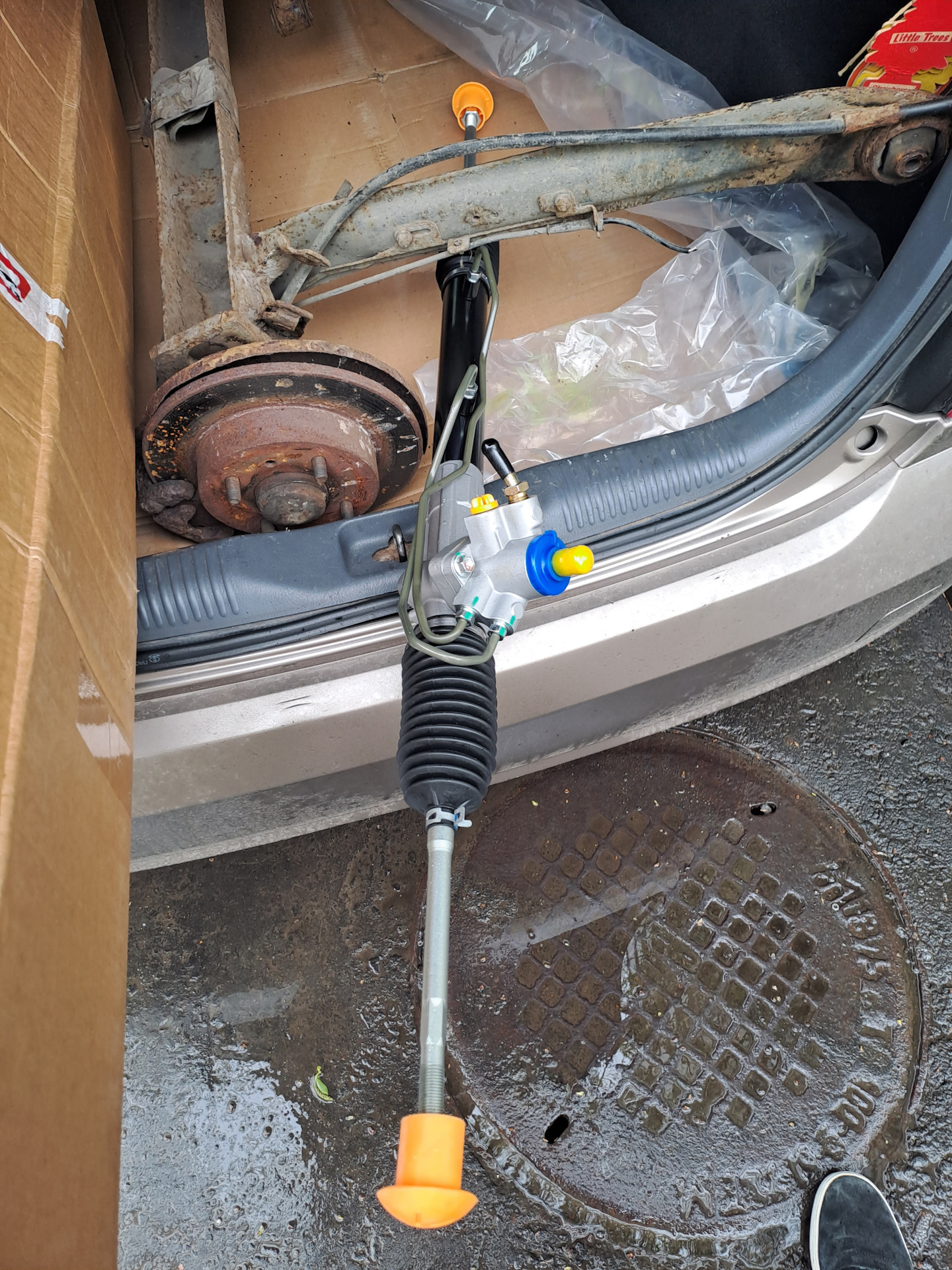 Рулевая рейка "Jtec" на Nissan Almera N16 — Nissan Almera II (N16), 1,5 ...