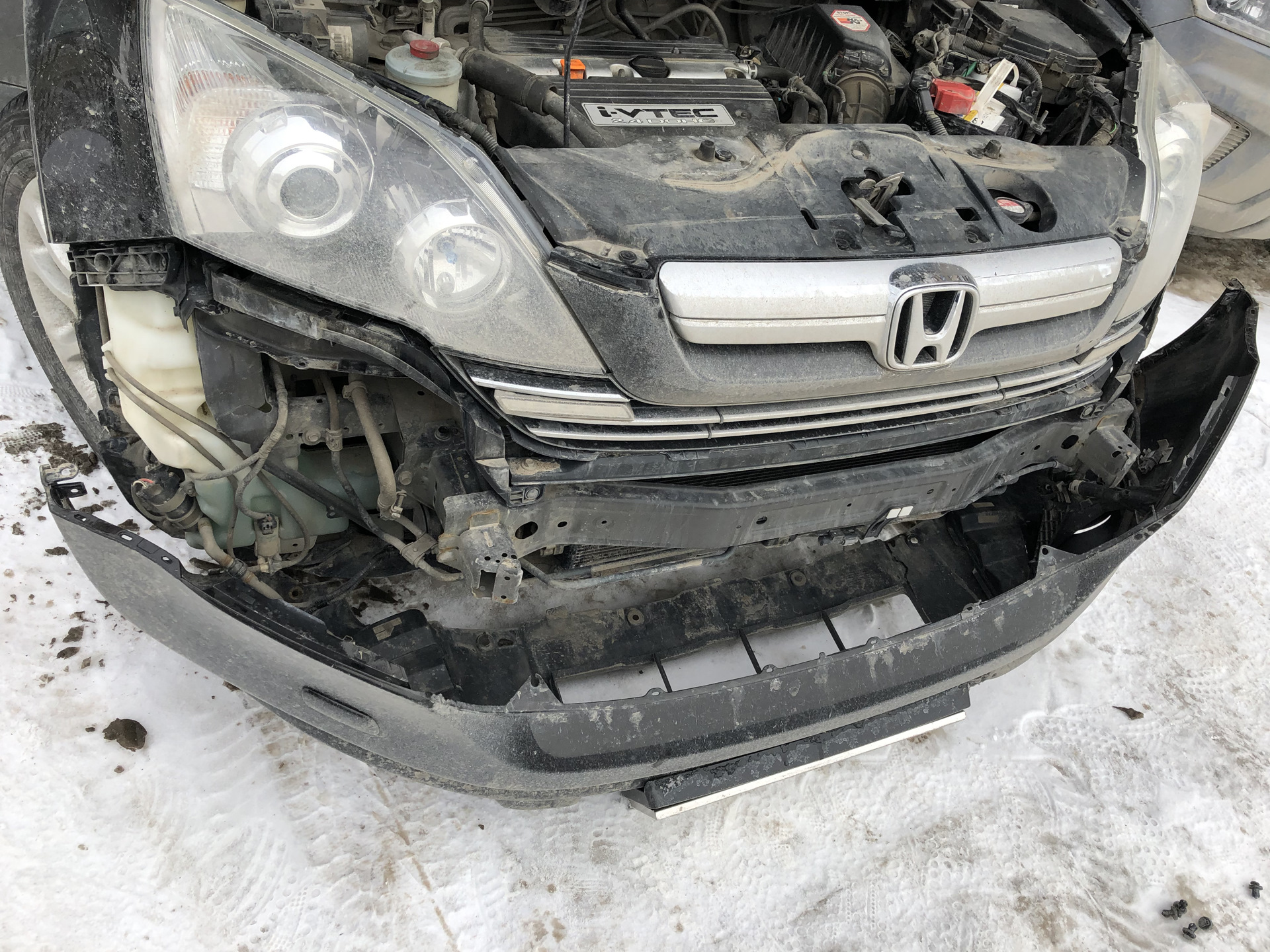 Как снять бампер хонда срв 3 передний Красота, которую не передать на фото ( - Honda CR-V (RE), 2,4 л, 2008 года стайл