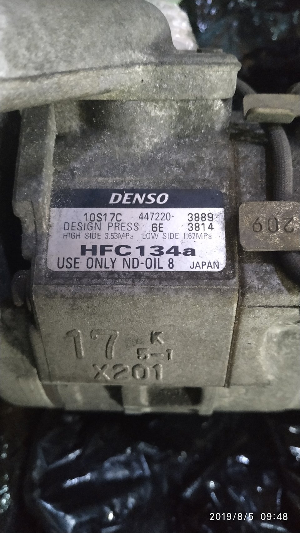 10S17C Компрессор кондиционера DENSO | Запчасти на DRIVE2