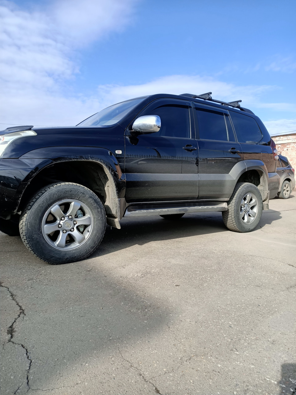 Установка подвески РИФ на Прадо 120. — Toyota Land Cruiser Prado 120 ...