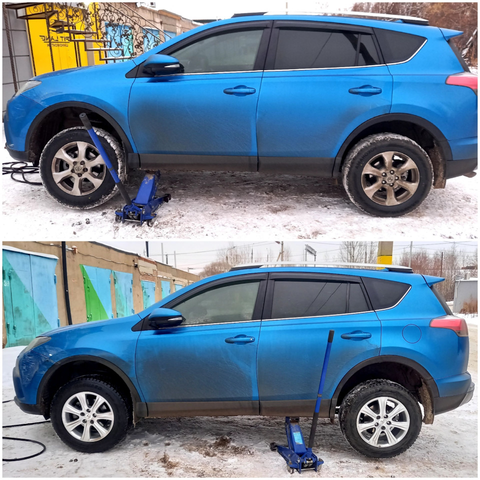 Замена дисков — Toyota RAV4 (IV), 2 л, 2016 года | колёсные диски | DRIVE2