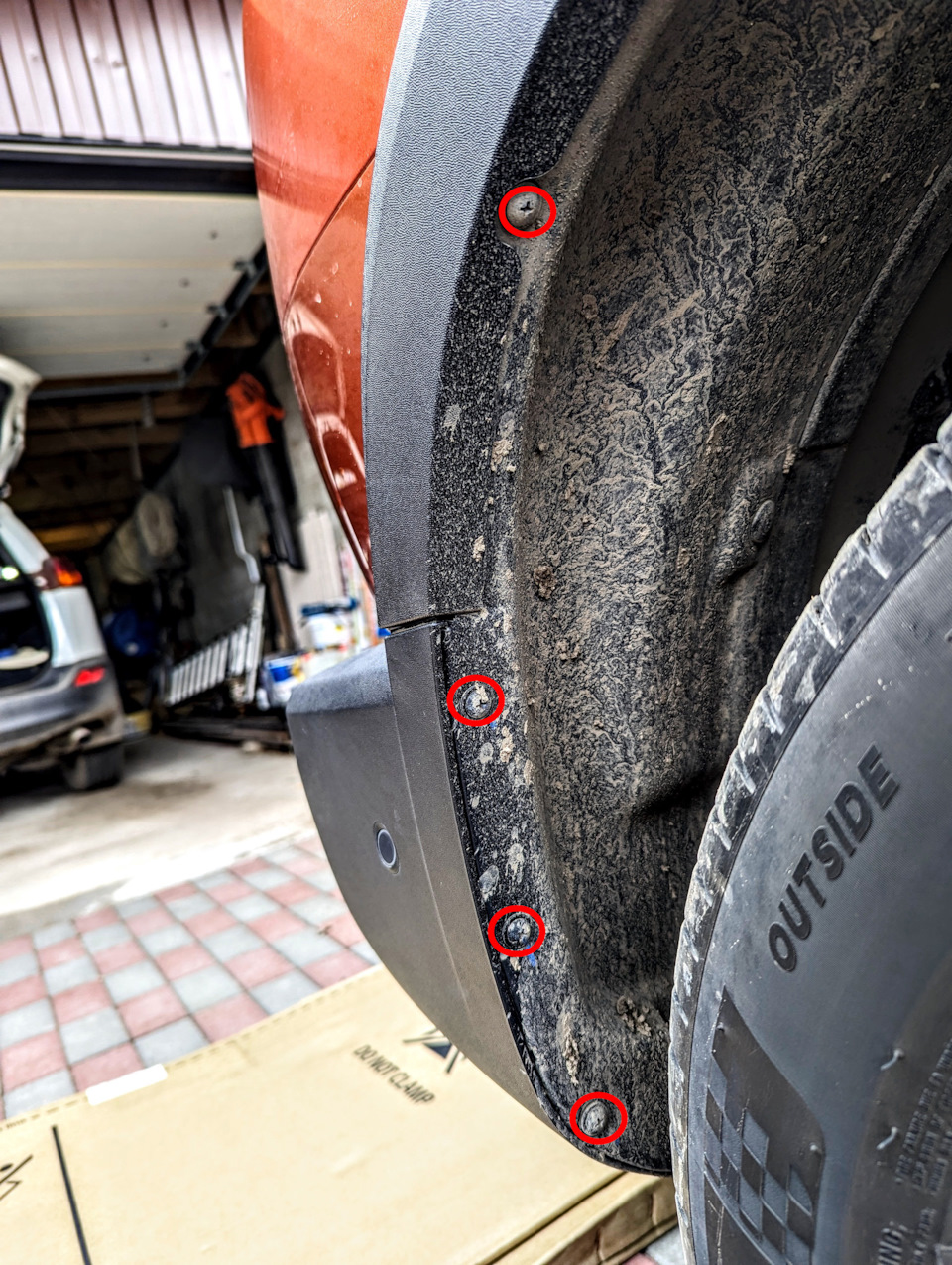 Саморезы в подкрылках Haval — Haval Dargo