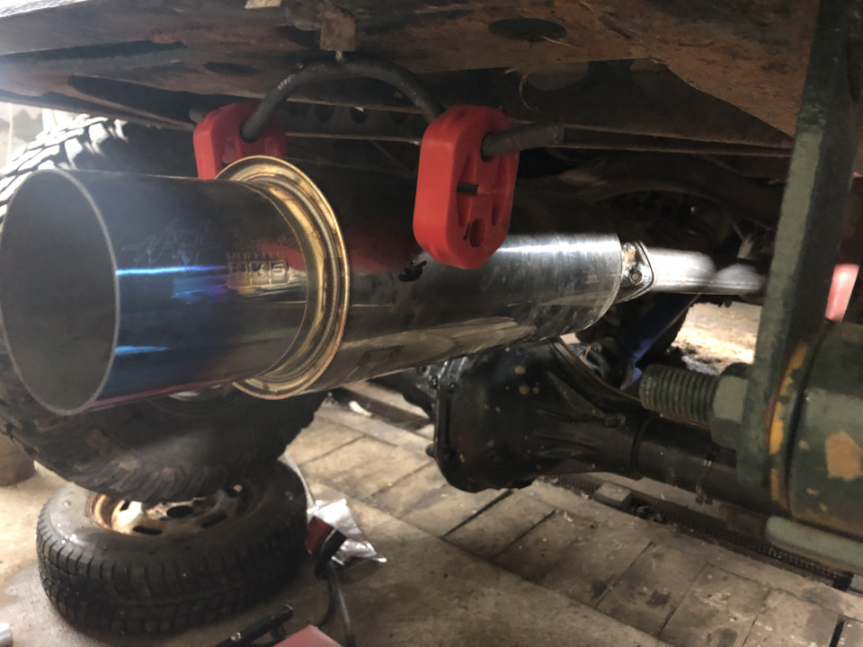 Выхлоп для УМЗ 421 — УАЗ 31514, 2,9 л, 2002 года | тюнинг | DRIVE2