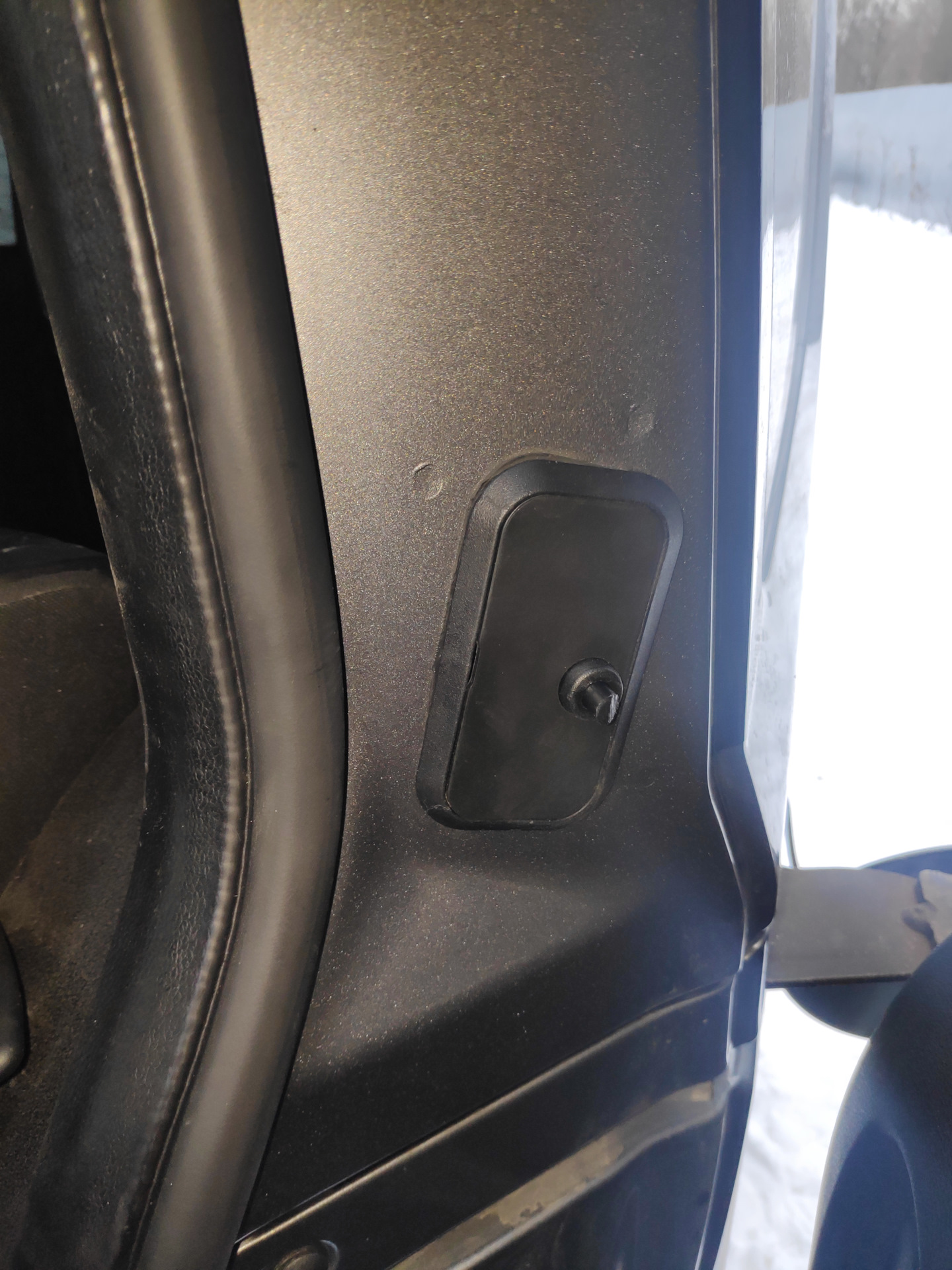 Блокировка двери при заправке. — FIAT Doblo (2G), 1,4 л, 2019 года ...