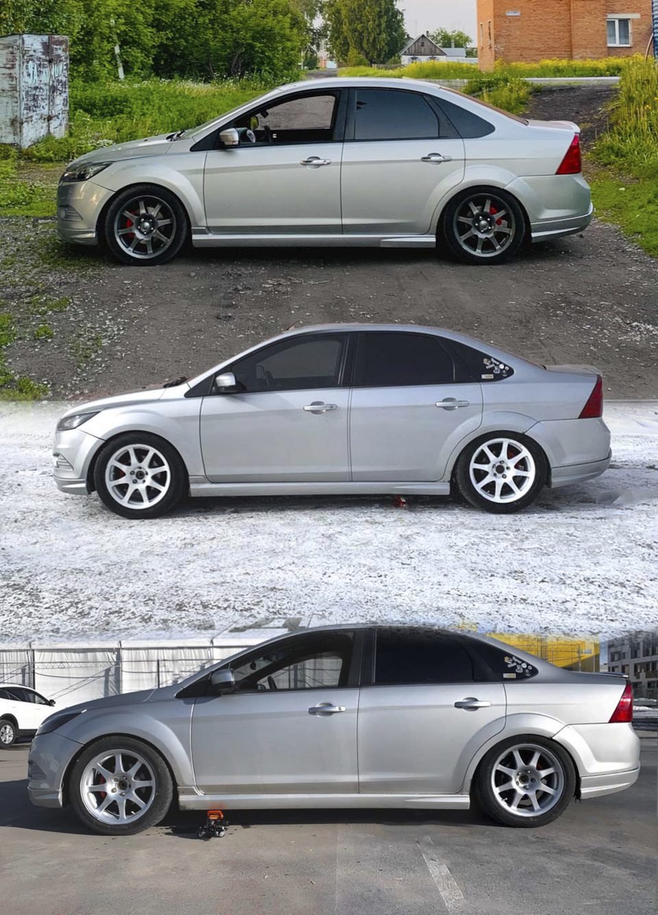 В поисках цвета дисков… — Ford Focus II Sedan, 2 л, 2011 года | стайлинг |  DRIVE2