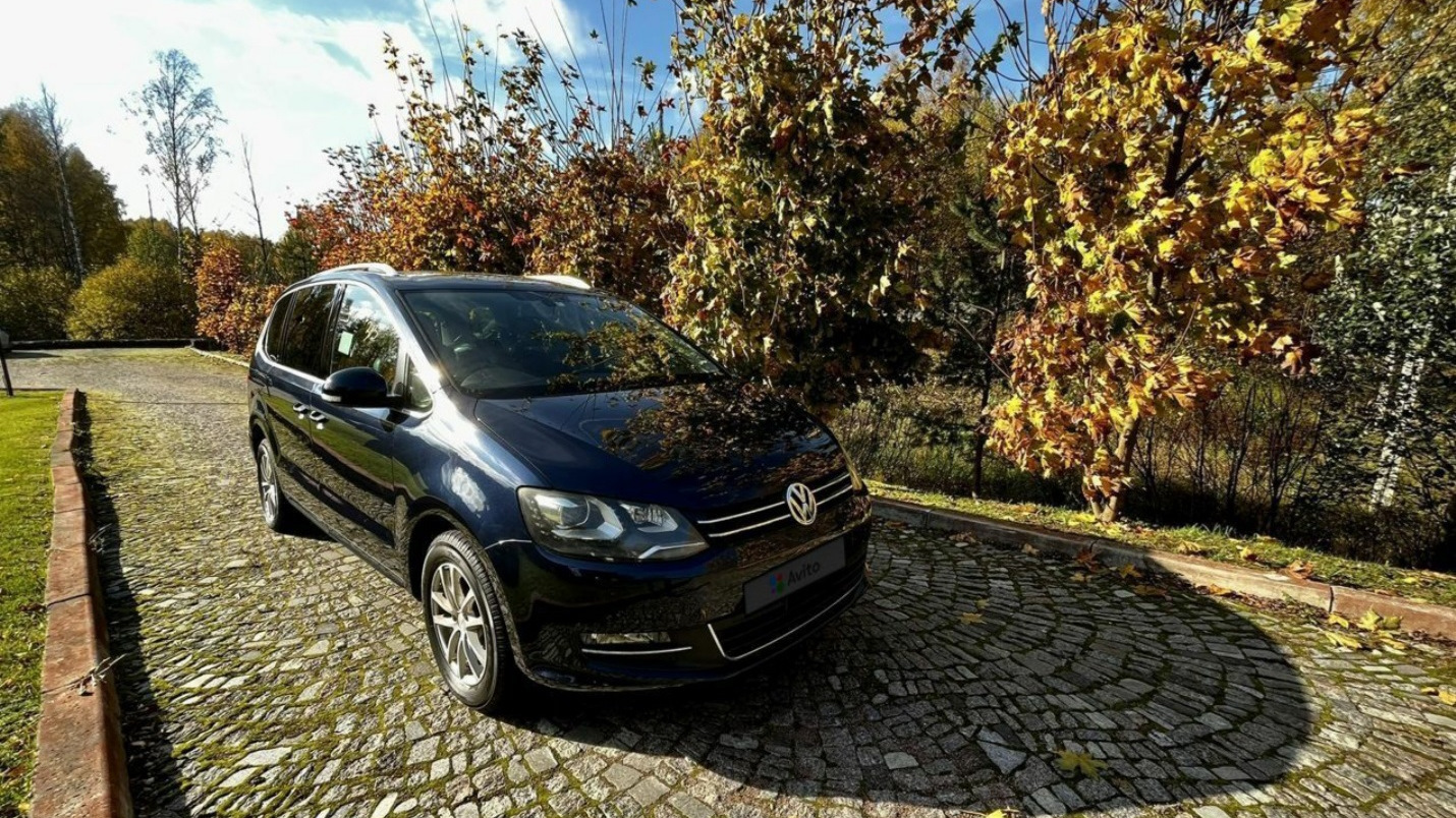 Volkswagen Sharan (2G) 1.4 бензиновый 2012 | Синий шарабан на DRIVE2