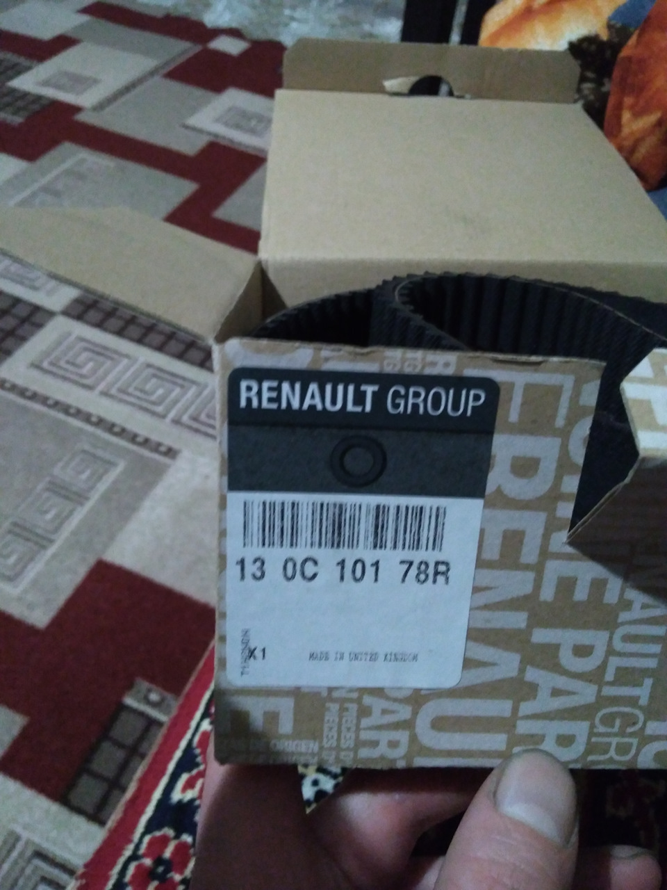130C10178R Комплект ремня ГРМ RENAULT | Запчасти на DRIVE2