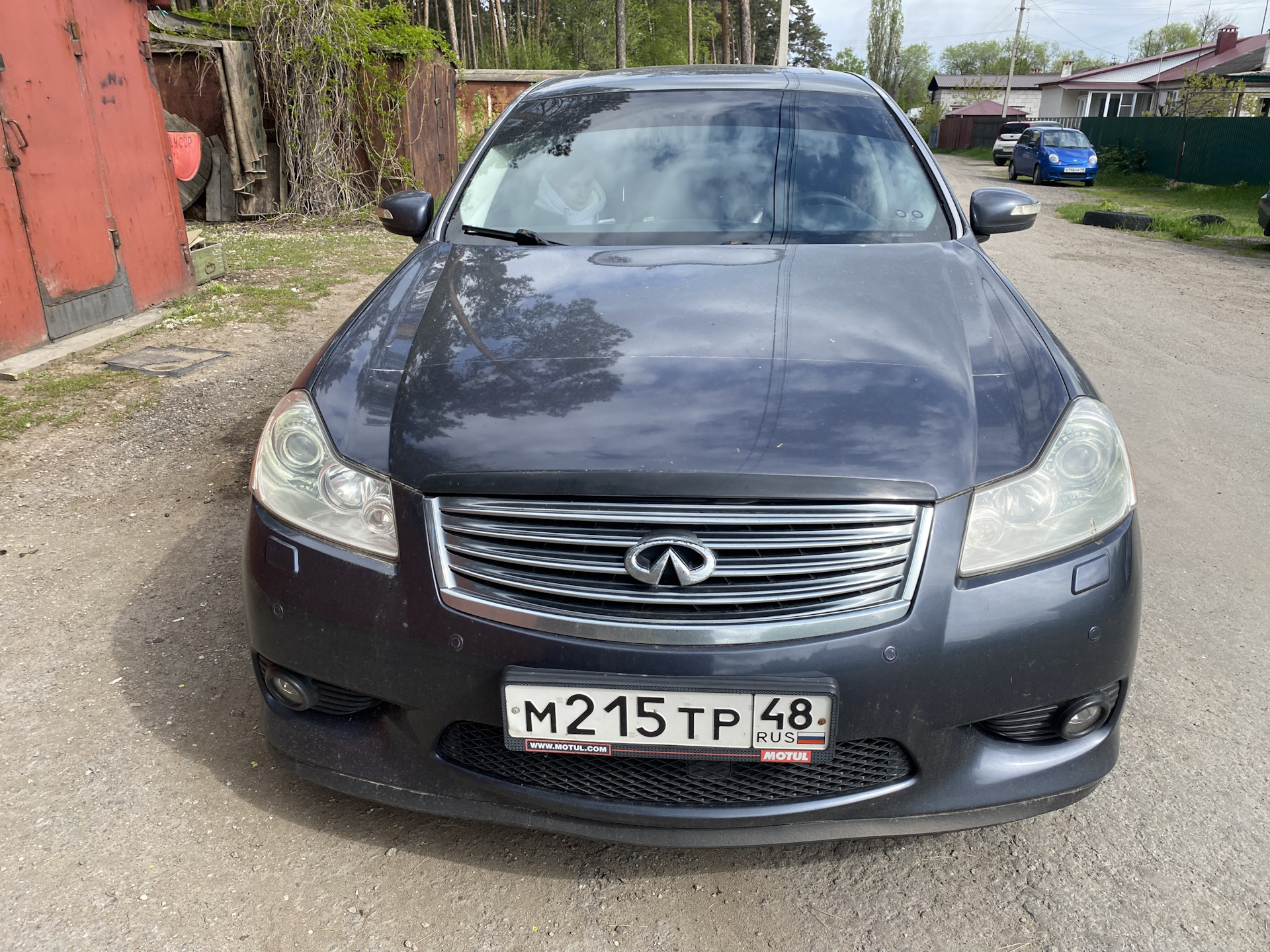 12 Оклейка фар защитной пленкой — Infiniti M (2G), 3,5 л, 2008 года |  стайлинг | DRIVE2