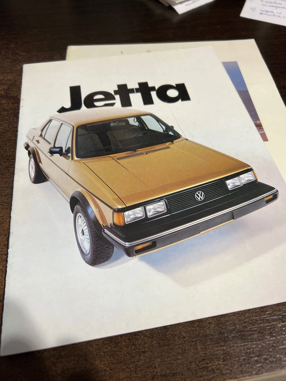 Jetta mk1 Рекламный проспект из 80хх №1 — DRIVE2