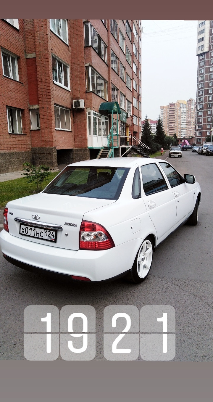 Новые колеса r16 — Lada Приора седан, 1,6 л, 2014 года | колёсные диски ...